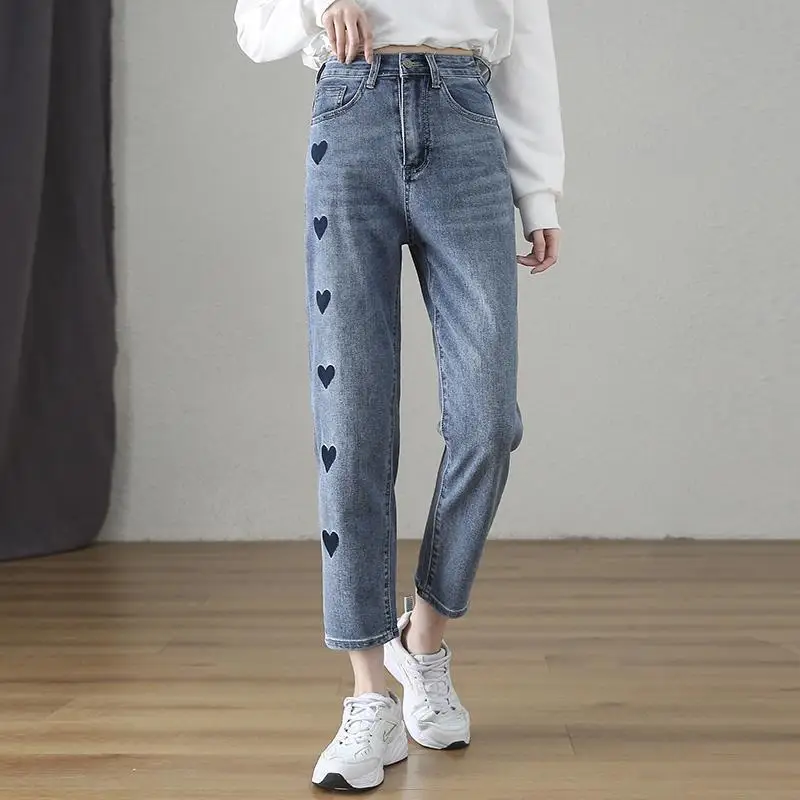 Jeans women's straight tube loose spring and summer 2021 new high waist slim big size Harlan radish daddy pants
Jeans women's straight tube loose spring and summer 2021 new high waist slim big size Harlan radish daddy pants
