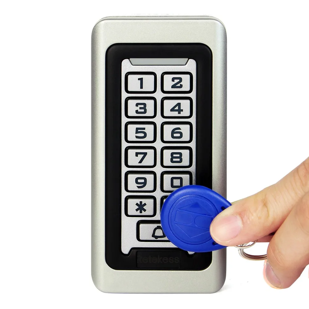 Door Access Control System Waterproof Metal Keypad 125KHz Proximity Card Standalone Access Control With 2000 Users
Door Access Control System Waterproof Metal Keypad 125KHz Proximity Card Standalone Access Control With 2000 Users