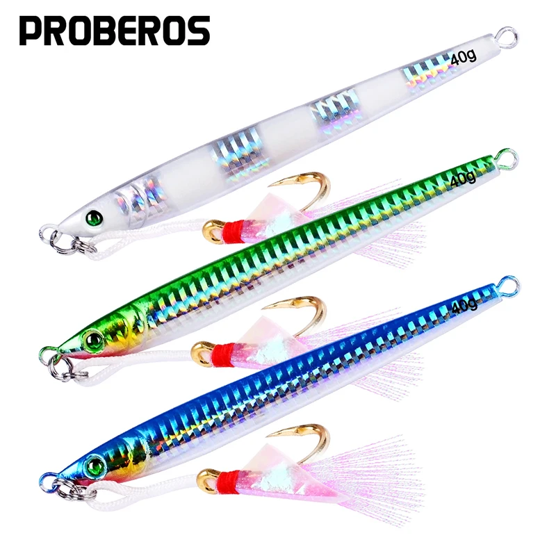 5PC Jigging Fish 7G-100G/6cm-13.5cm Metal Jig Fishing Lure 5 Color Paillette Knife Wobbler Artificial Hard Bait
5PC Jigging Fish 7G-100G/6cm-13.5cm Metal Jig Fishing Lure 5 Color Paillette Knife Wobbler Artificial Hard Bait