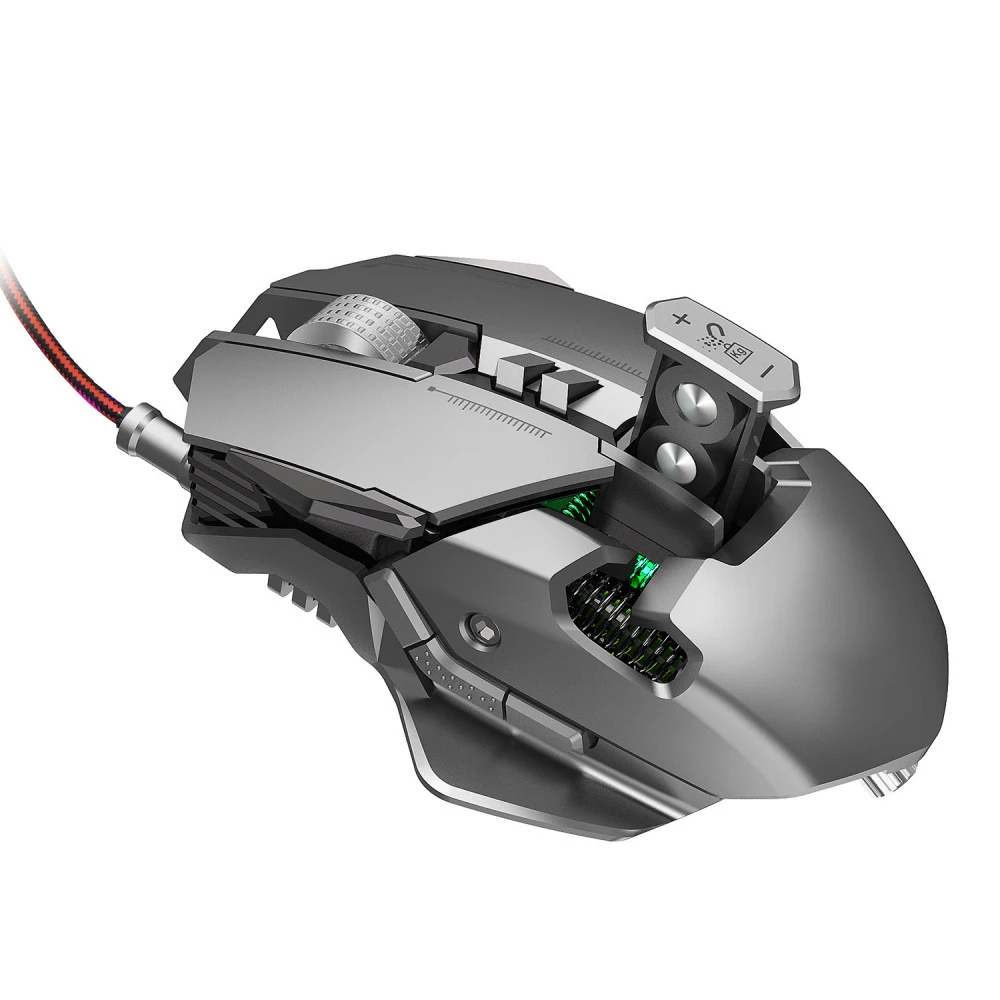 UTHAI DB29 The new Wired mechanical gaming mouse RGB light emitting 7-key macro definition mouse supports press gun 6400 (dpi)
UTHAI DB29 The new Wired mechanical gaming mouse RGB light emitting 7-key macro definition mouse supports press gun 6400 (dpi)