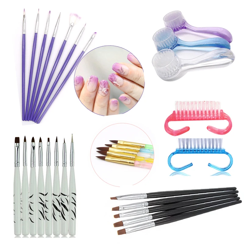 Nail Brushes Set Acrylic UV Gel Brush Painting Pen Nail Decoration Manicure Nail Art Brush Tool Cleaning Dust Brush Makeup Tools
Nail Brushes Set Acrylic UV Gel Brush Painting Pen Nail Decoration Manicure Nail Art Brush Tool Cleaning Dust Brush Makeup Tools