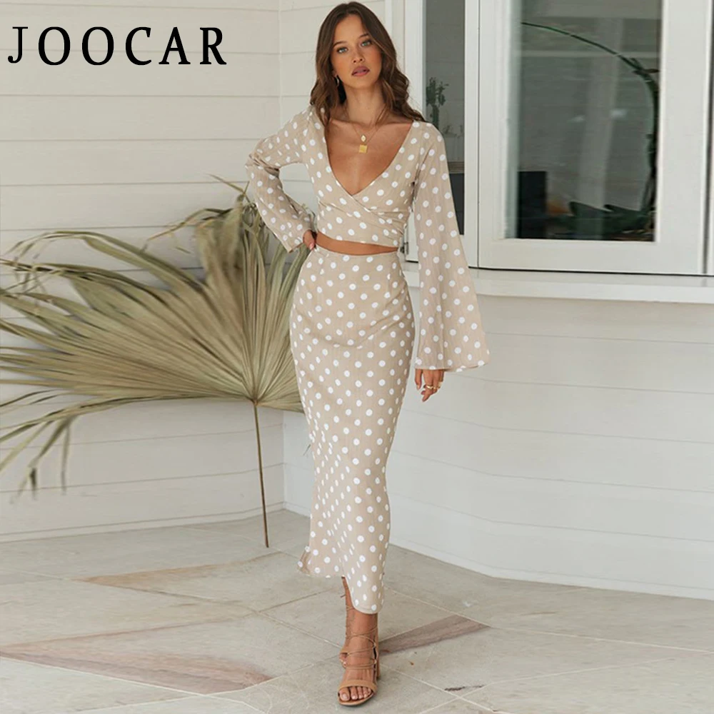 free shipping 2020 joocar sexy deep v neck lace up long sleeve summer dots two pcs dress JC1494
free shipping 2020 joocar sexy deep v neck lace up long sleeve summer dots two pcs dress JC1494