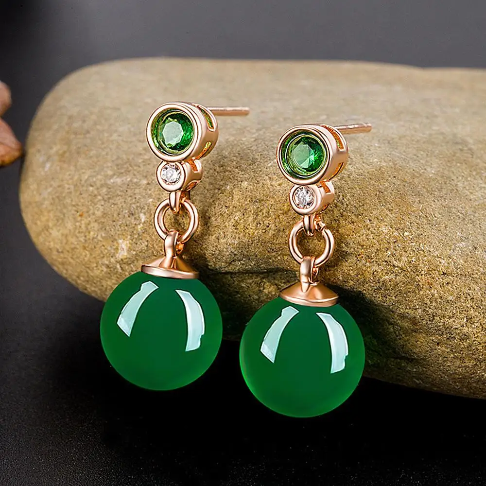 Earrings for women 2020 Vintage green jade emerald gemstones diamonds drop earings fashion jewelry crystal christmas gifts
Earrings for women 2020 Vintage green jade emerald gemstones diamonds drop earings fashion jewelry crystal christmas gifts