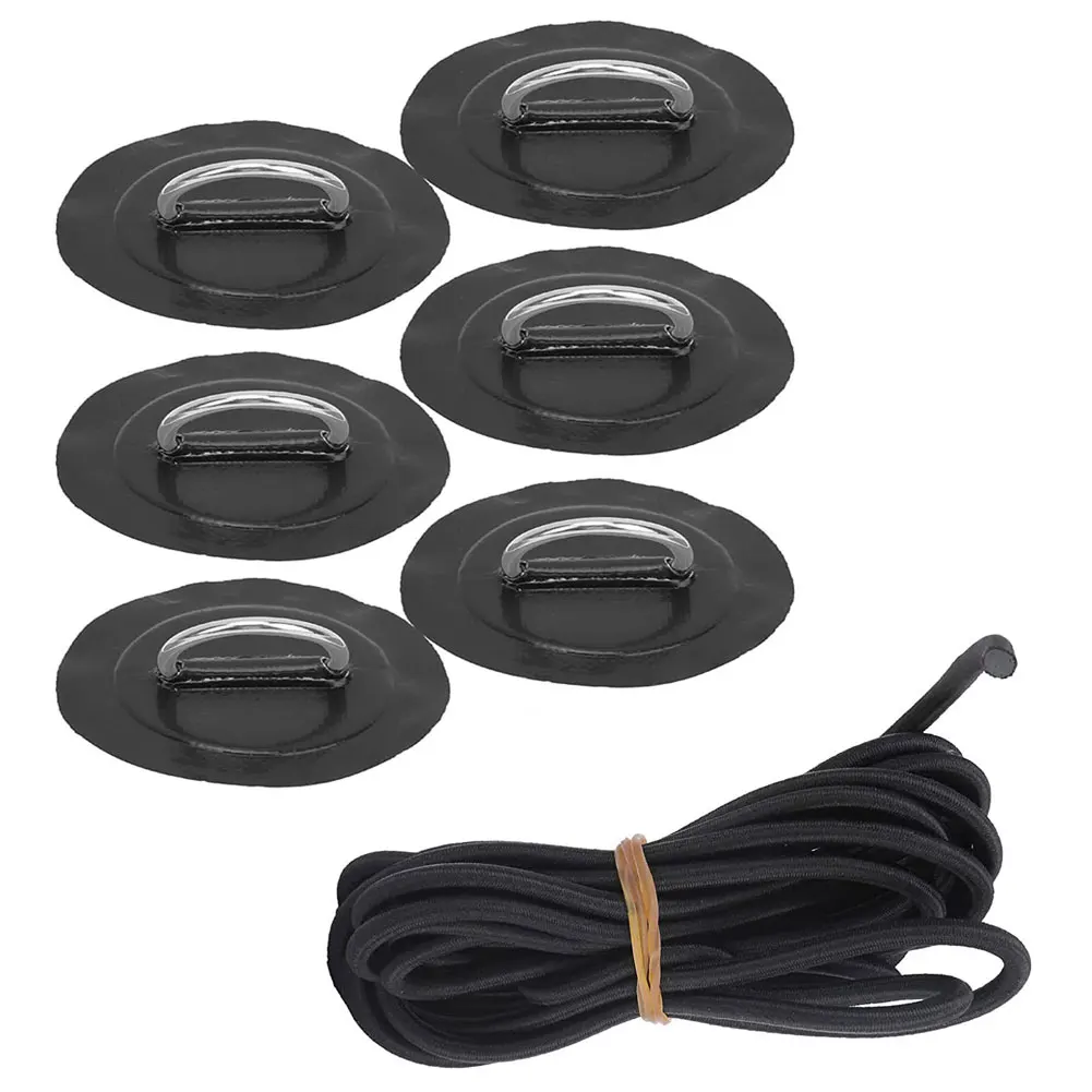 7Pcs Surfboard Dinghy Boat PVC Patch With Stainless Steel D Ring Deck Rigging Sup Round Ring Pad 3M Elastic Bungee Rope Kit
7Pcs Surfboard Dinghy Boat PVC Patch With Stainless Steel D Ring Deck Rigging Sup Round Ring Pad 3M Elastic Bungee Rope Kit