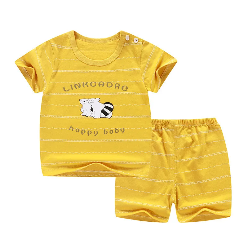 Summer baby boy set Cute Cartoon baby girl Clothes T-Shirt+Shorts two-piece suit Children Clothing for 0-6 Years Old 
Summer baby boy set Cute Cartoon baby girl Clothes T-Shirt+Shorts two-piece suit Children Clothing for 0-6 Years Old