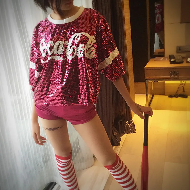 Hip hop girls dance performance dress Jazz cheerleading dance performance hip hop dress live Sequin top girl
Hip hop girls dance performance dress Jazz cheerleading dance performance hip hop dress live Sequin top girl