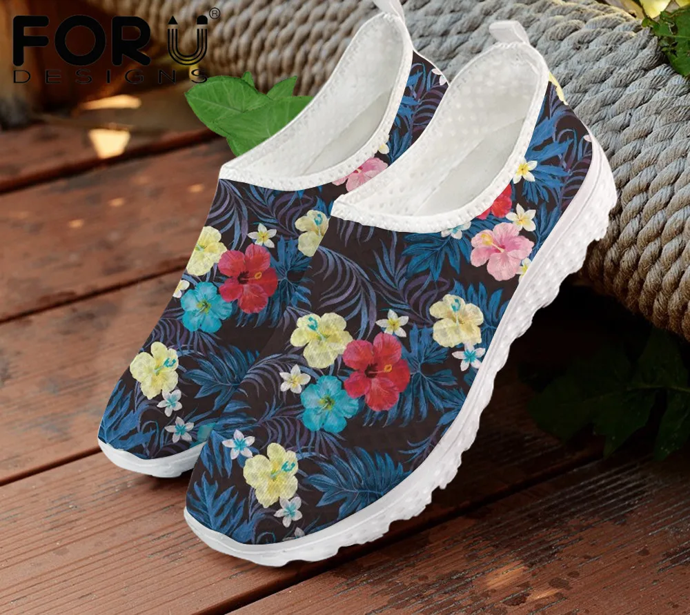 FORUDESIGNS Polynesian Hibiscus Flower Pattern Women's Loafers Ultralight Flat Air Mesh Shoes Ladies Slip-on Sneakers Footwear
FORUDESIGNS Polynesian Hibiscus Flower Pattern Women's Loafers Ultralight Flat Air Mesh Shoes Ladies Slip-on Sneakers Footwear