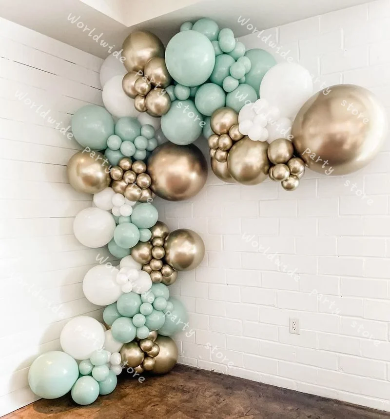 DIY Macaron Green Metallic Gold Balloon Garland Arch Kit Wedding Baby Shower Birthyday Party Background Decorations Globos
DIY Macaron Green Metallic Gold Balloon Garland Arch Kit Wedding Baby Shower Birthyday Party Background Decorations Globos