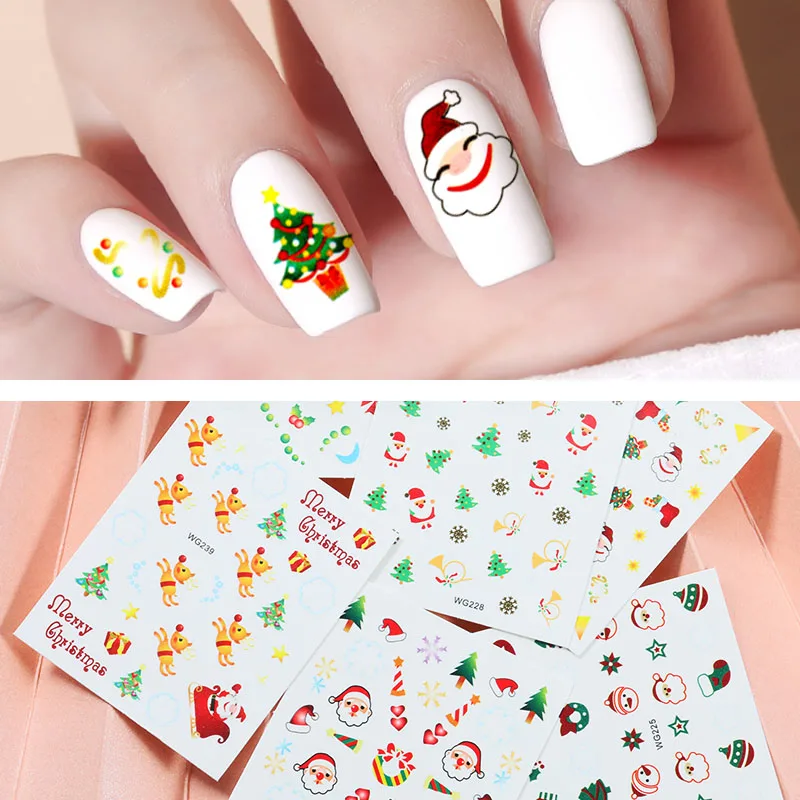 2020 NEW Winter Christmas Stickers for nails Santa snowflake DIY nails sticker nail foil
2020 NEW Winter Christmas Stickers for nails Santa snowflake DIY nails sticker nail foil