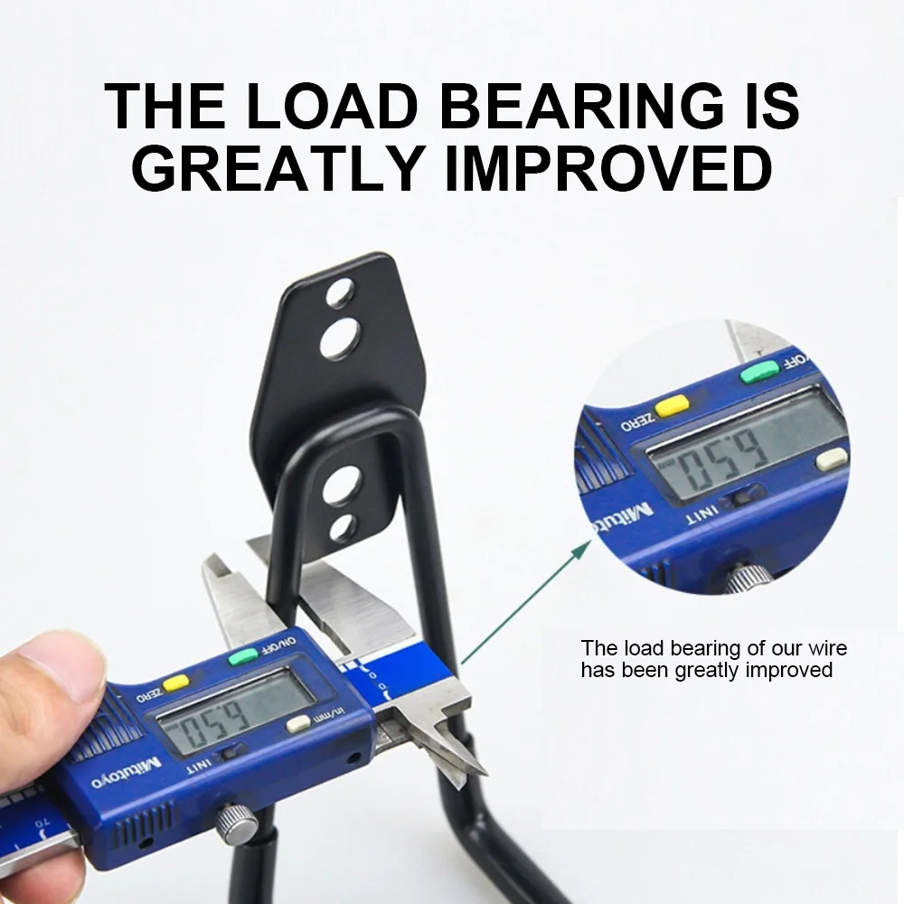 Heavy Duty Metal Hook Garage Storage Anti-Slip Bicycle Hanger Wall Mount Utility Hooks for Organizing Power Tools, Ladders
Heavy Duty Metal Hook Garage Storage Anti-Slip Bicycle Hanger Wall Mount Utility Hooks for Organizing Power Tools, Ladders