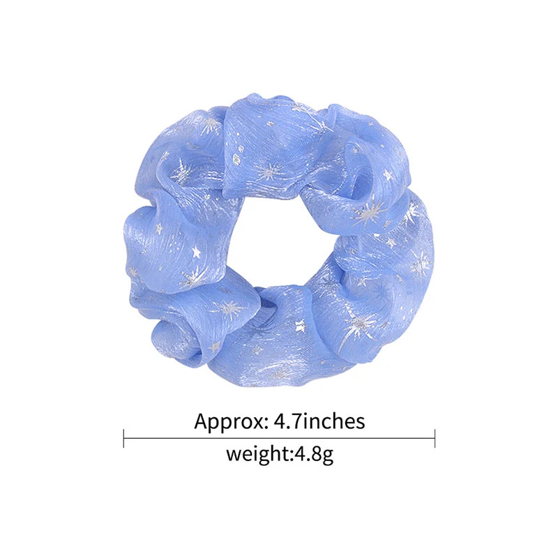 Organza Elegant Chiffon Star Hair Scrunchies for Women Girls Ponytail Holder Elastic Hair Ring Hair Bands Stretch Accessories
Organza Elegant Chiffon Star Hair Scrunchies for Women Girls Ponytail Holder Elastic Hair Ring Hair Bands Stretch Accessories