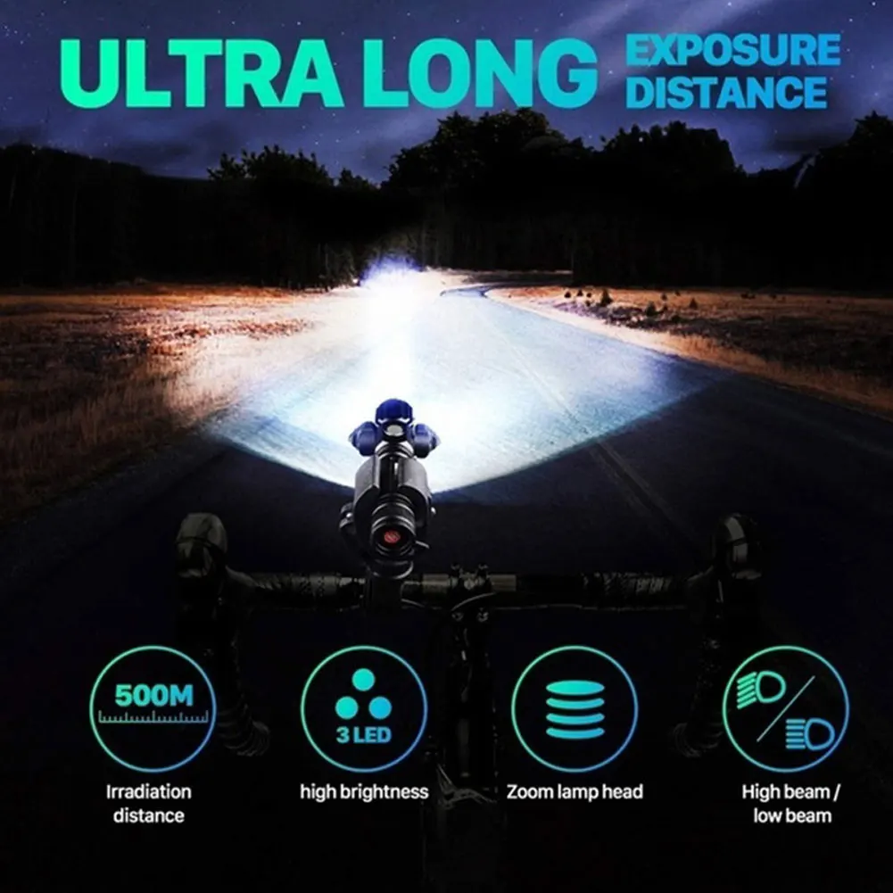 T6 L2LED Aluminum Alloy Multifunctional Bicycle Light 4 Speed Adjustable USB Rechargeable Airplane Flashlight Outdoor Lighting
T6 L2LED Aluminum Alloy Multifunctional Bicycle Light 4 Speed Adjustable USB Rechargeable Airplane Flashlight Outdoor Lighting