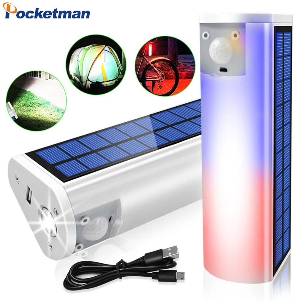 LED Camping Light Solar/USB Camping Lantern Internal Electric Output Double Switch Induction Flashlight with Warning Light Torch
LED Camping Light Solar/USB Camping Lantern Internal Electric Output Double Switch Induction Flashlight with Warning Light Torch