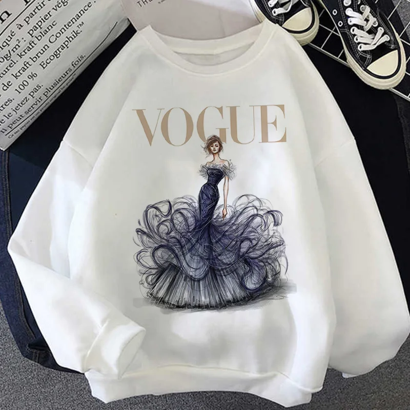 Harajuku Casual Vogue Model Print Hoodies Women Long Sleeve Plus Size Sweatshirts Autumn Pullover White O-neck Tops Cozy Hoodie
Harajuku Casual Vogue Model Print Hoodies Women Long Sleeve Plus Size Sweatshirts Autumn Pullover White O-neck Tops Cozy Hoodie