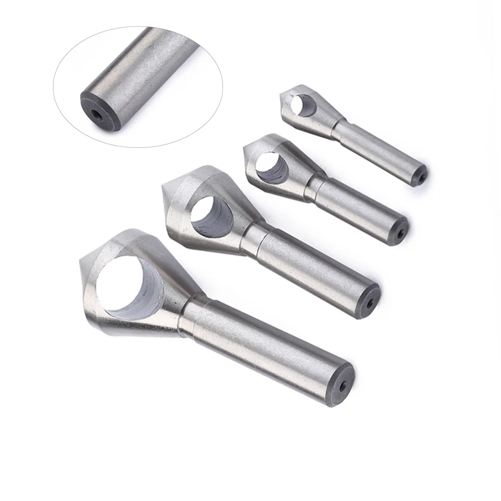 4 Pcs Titanium Coated Single-End Countersink Chamfer Tool Deburring Tool Set Round for Cutting Holes in Plastic Copper Aluminum
4 Pcs Titanium Coated Single-End Countersink Chamfer Tool Deburring Tool Set Round for Cutting Holes in Plastic Copper Aluminum