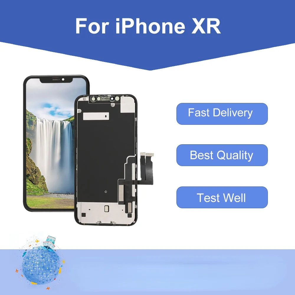 For iphone XR OEM LCD Screen Replacement Display With 3D Touch Digitizer Assembly Ship From CN
For iphone XR OEM LCD Screen Replacement Display With 3D Touch Digitizer Assembly Ship From CN