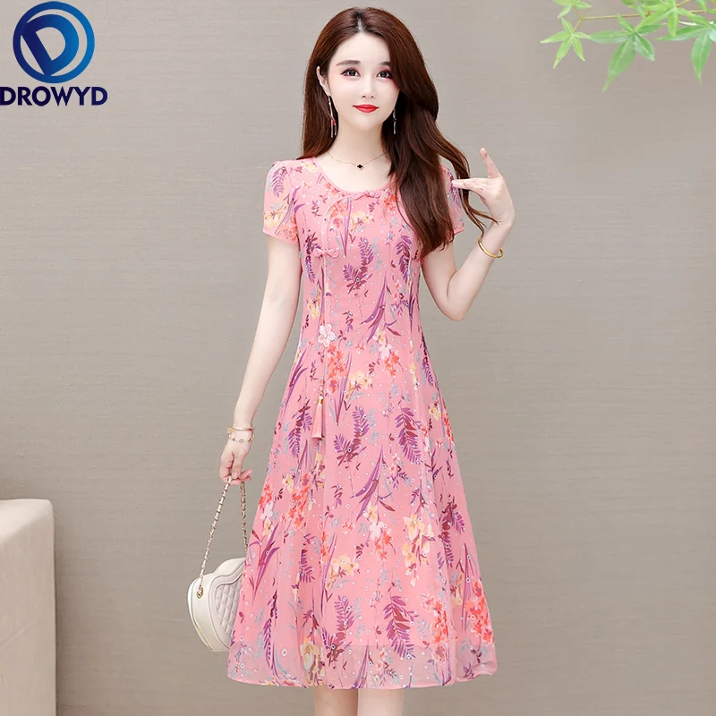 Summer Beach Pink Print Chiffon Dress for Women 2021 Fashion Short Sleeve O-neck Bodycon Dress Elegant Boho Party Dress Vestidos
Summer Beach Pink Print Chiffon Dress for Women 2021 Fashion Short Sleeve O-neck Bodycon Dress Elegant Boho Party Dress Vestidos