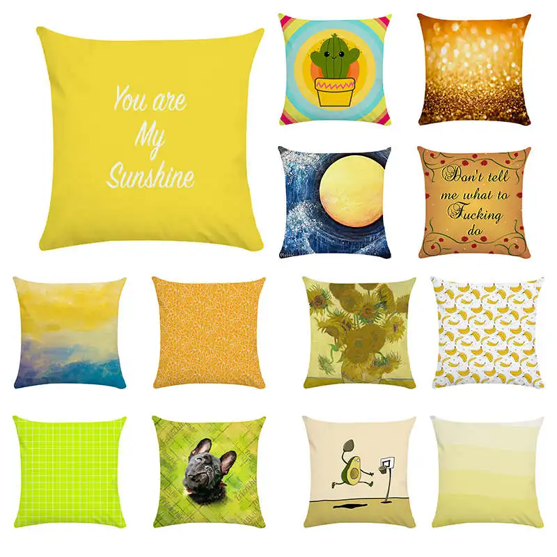 2019New 45cm*45cm Multi-color Mustard Polyester Pillow Case You Are My Sunshine Car Geometric Cushion Cover Decorative Hot TP35
2019New 45cm*45cm Multi-color Mustard Polyester Pillow Case You Are My Sunshine Car Geometric Cushion Cover Decorative Hot TP35