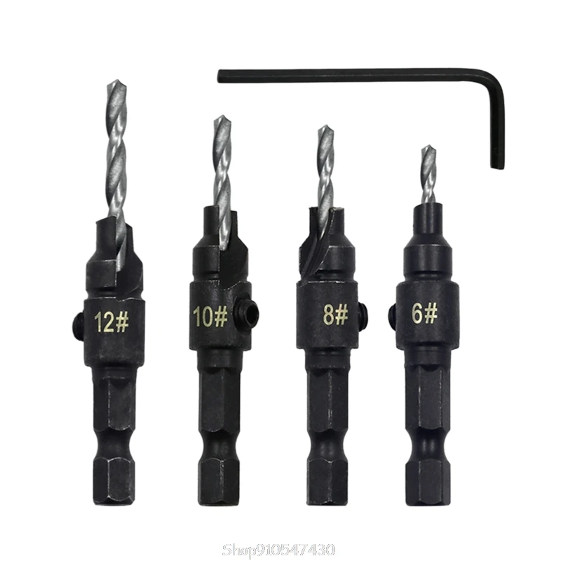 Countersink Drill Bit Set Hex Shank Drilling Screw Holes Woodworking Tool D07 20 Dropship
Countersink Drill Bit Set Hex Shank Drilling Screw Holes Woodworking Tool D07 20 Dropship