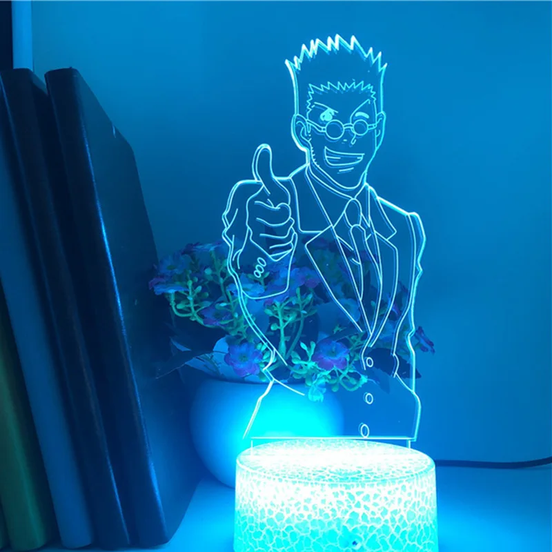 Hunter X Hunter LEORIO paradiinight 3D Led аниме Иллюзия ночные светильники Настольная лампа украшение для дома и спальни
Hunter X Hunter LEORIO paradiinight 3D Led аниме Иллюзия ночные светильники Настольная лампа украшение для дома и спальни