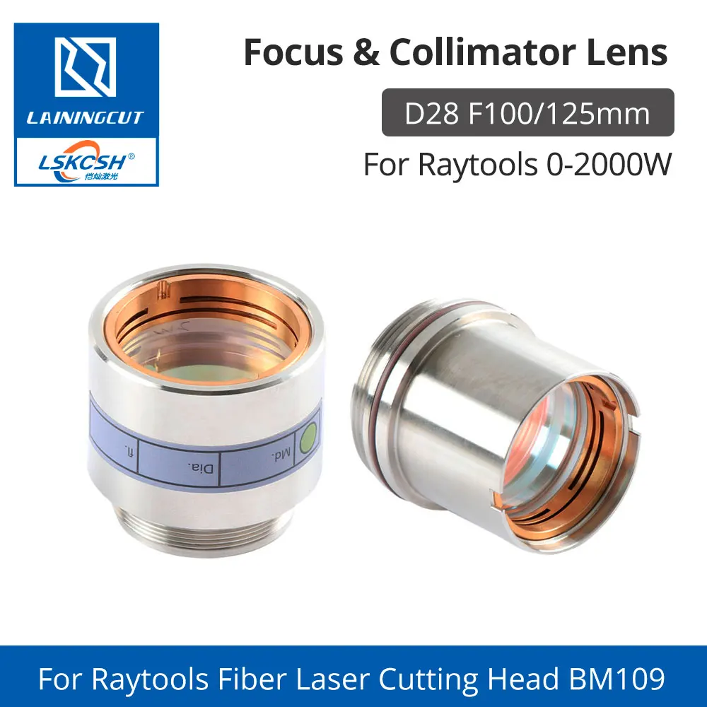 LSKCSH Raytools Высококачественная Фокусирующая и коллиматорная линза D28 F100/125 мм для BM109