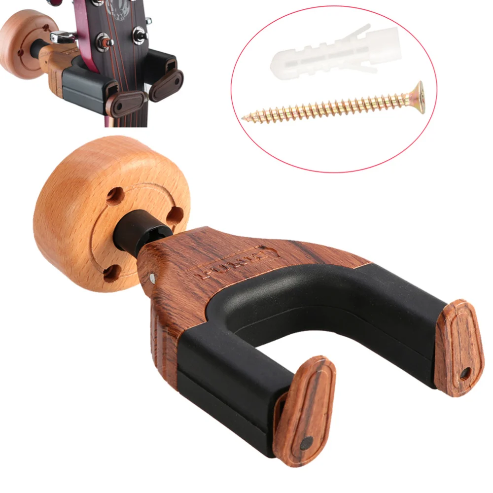 2Pcs Detachable Guitar Hangers Hook Holder Wood Metal Rubber Instrument Hangers Wall Stand (Random Color)
2Pcs Detachable Guitar Hangers Hook Holder Wood Metal Rubber Instrument Hangers Wall Stand (Random Color)