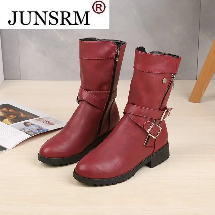 Boots Women Punk Style Short Plush Thick Winter Boots Zipper Square Heel Women's Boots Boots Female Women Shoes
Boots Women Punk Style Short Plush Thick Winter Boots Zipper Square Heel Women's Boots Boots Female Women Shoes