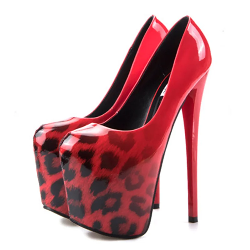 Sexy Leopard High Heels Platform Shoes Round Toe Platform Red Women's Heels Pumps Shoes Brand Fashion Fetish Party Shoes Lady
Sexy Leopard High Heels Platform Shoes Round Toe Platform Red Women's Heels Pumps Shoes Brand Fashion Fetish Party Shoes Lady