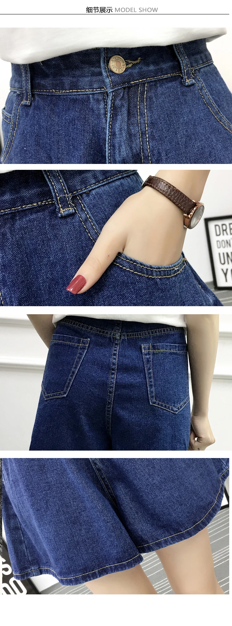 Shorts Women Simple Classic Elegant Summer Korean Denim Short Womens Pockets Ruffle Loose High Quality Retro Clothing G36H
Shorts Women Simple Classic Elegant Summer Korean Denim Short Womens Pockets Ruffle Loose High Quality Retro Clothing G36H