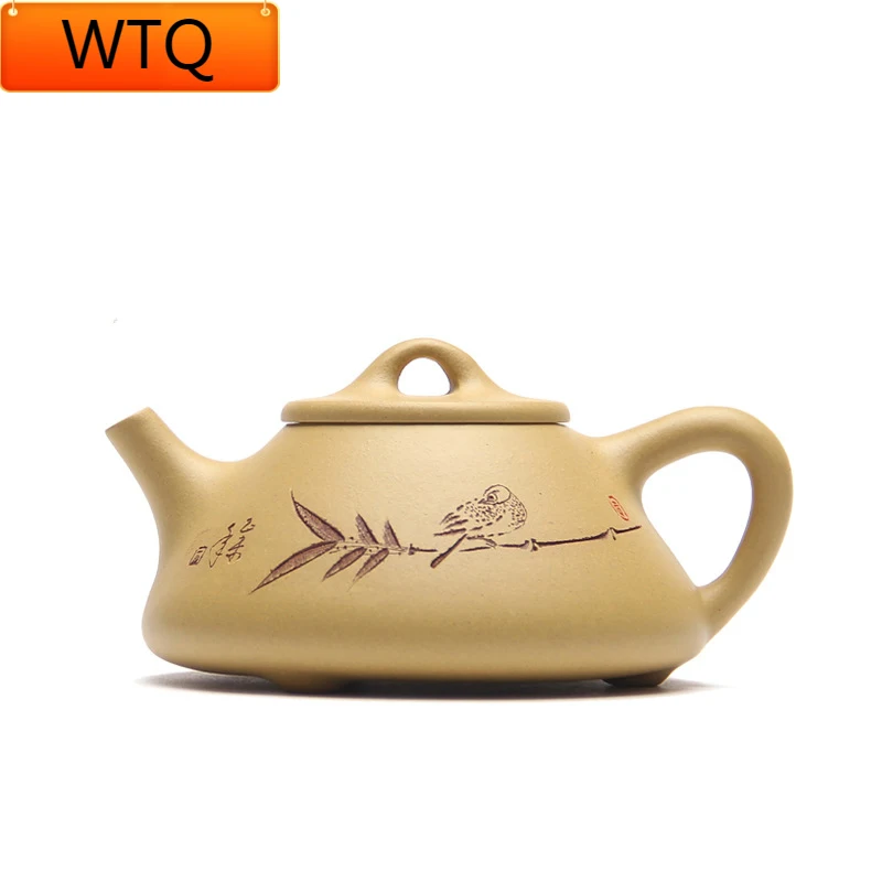 Hand made Yixing Zisha Teapot Stone scoop pot segment mud Tea teapots Author:Fanyue Liang 210ml Duan Chinese Yixing Teaware
Hand made Yixing Zisha Teapot Stone scoop pot segment mud Tea teapots Author:Fanyue Liang 210ml Duan Chinese Yixing Teaware
