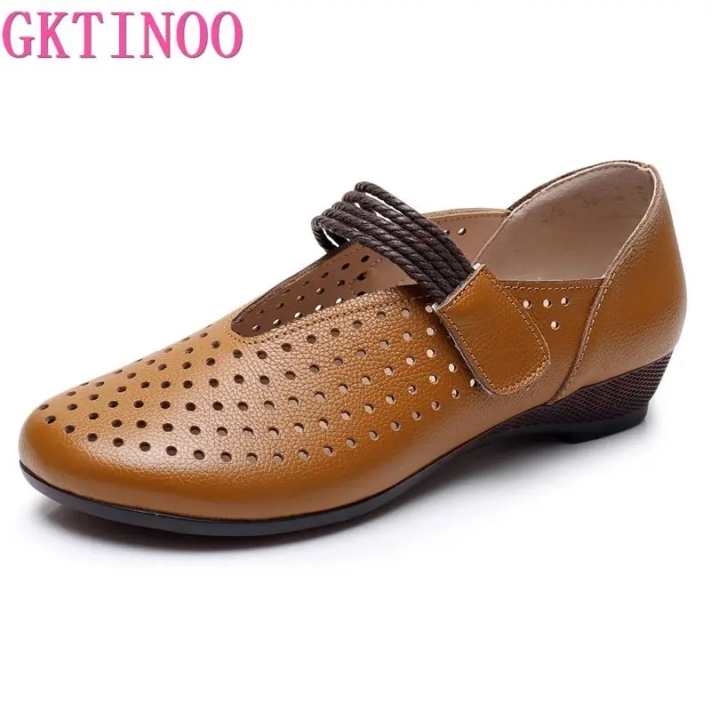 GKTINOO Spring Summer Fashion Ladies Shoes Women Genuine Leather Flats Casual Soft Loafers Shoes Female Cut-Out Women Flat Shoes
GKTINOO Spring Summer Fashion Ladies Shoes Women Genuine Leather Flats Casual Soft Loafers Shoes Female Cut-Out Women Flat Shoes