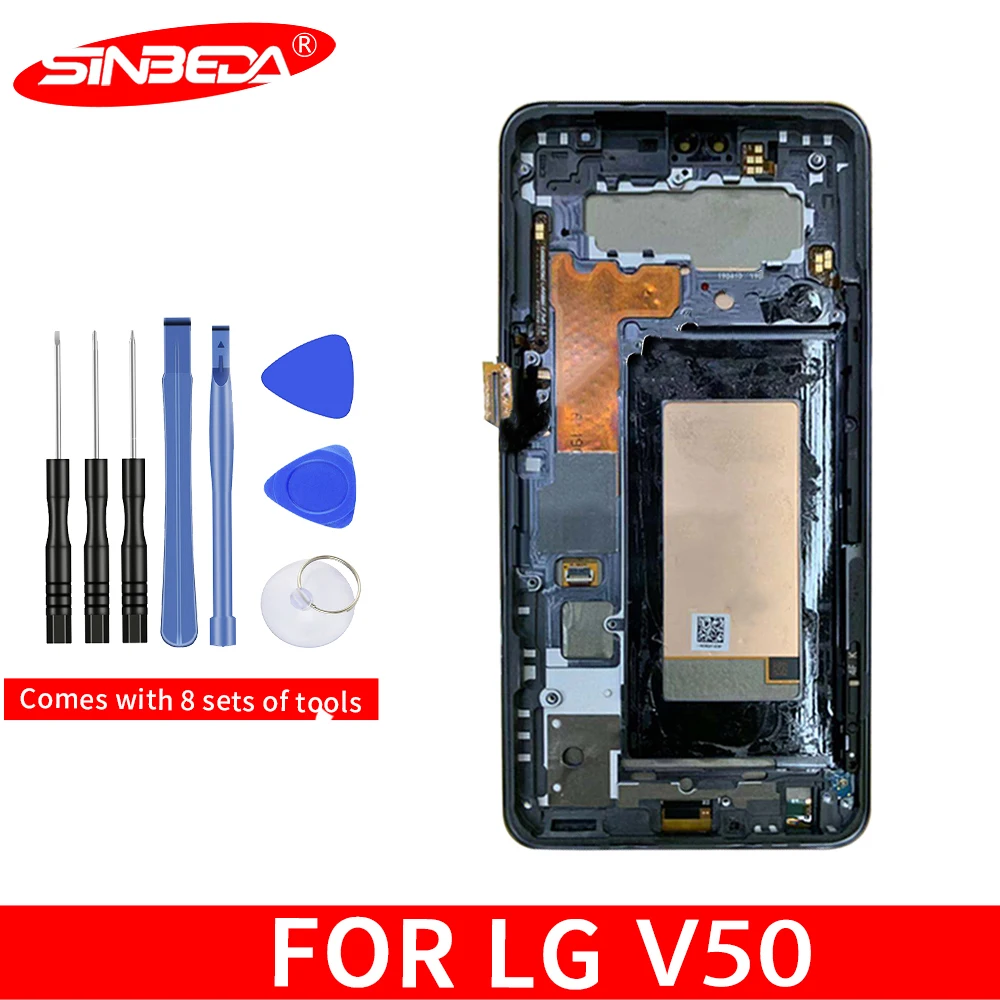 Оригинальный дисплей 6,1 дюйма для LG V50, ЖК-дисплей для LG V50 ThinQ кодирующий преобразователь сенсорного экрана в сборе, сменная рамка ЖК-дисплея
Оригинальный дисплей 6,1 дюйма для LG V50, ЖК-дисплей для LG V50 ThinQ кодирующий преобразователь сенсорного экрана в сборе, сменная рамка ЖК-дисплея