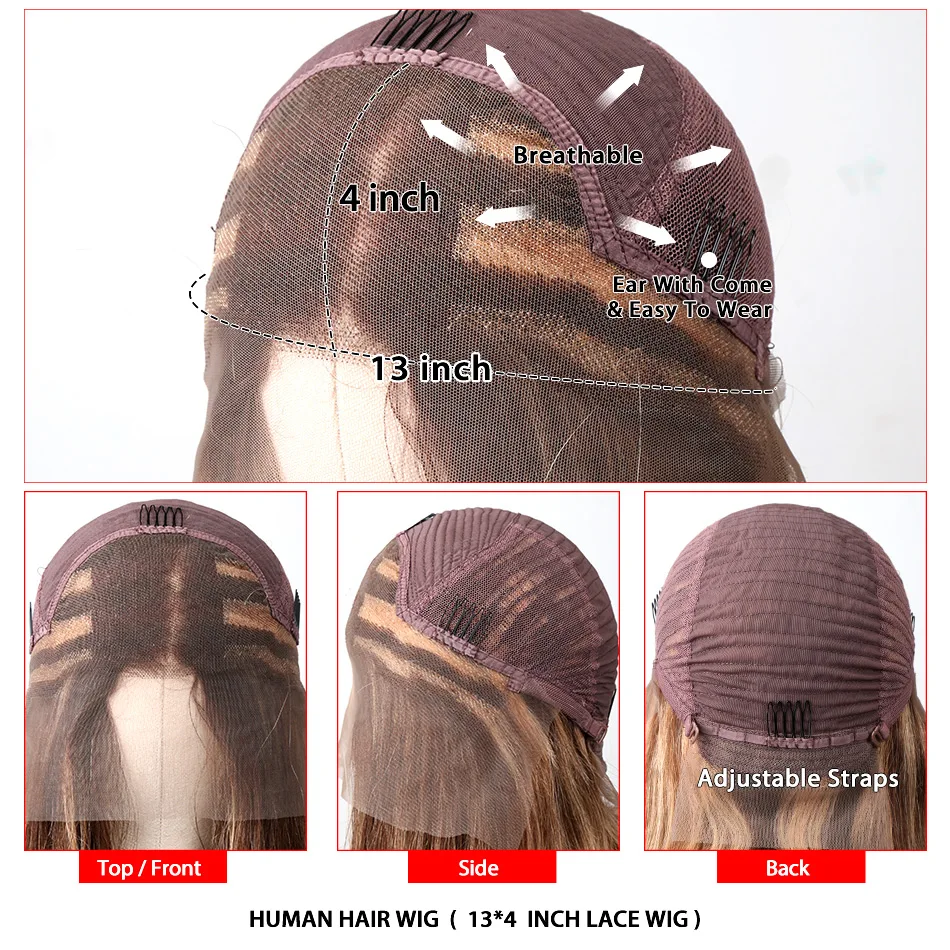 Human Hair Wig Straight Short 13x4 brown ombre Color Lace Front Human Hair Wig Pre Plucked Colored Wigs Remy Bob Wigs 8-16 Inch
Human Hair Wig Straight Short 13x4 brown ombre Color Lace Front Human Hair Wig Pre Plucked Colored Wigs Remy Bob Wigs 8-16 Inch