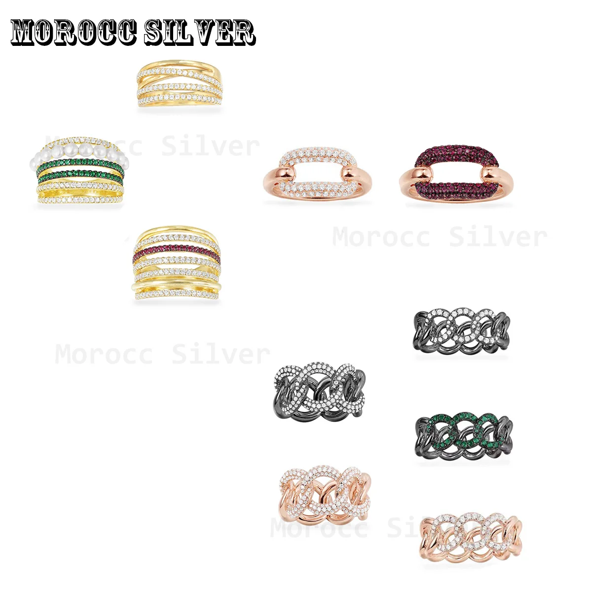 S925 Sterling Silver Jewelry 1:1 Copy, Exquisite Baroque Shape, High Quality Crystal Inlaid Women's Fashion Ring
S925 Sterling Silver Jewelry 1:1 Copy, Exquisite Baroque Shape, High Quality Crystal Inlaid Women's Fashion Ring