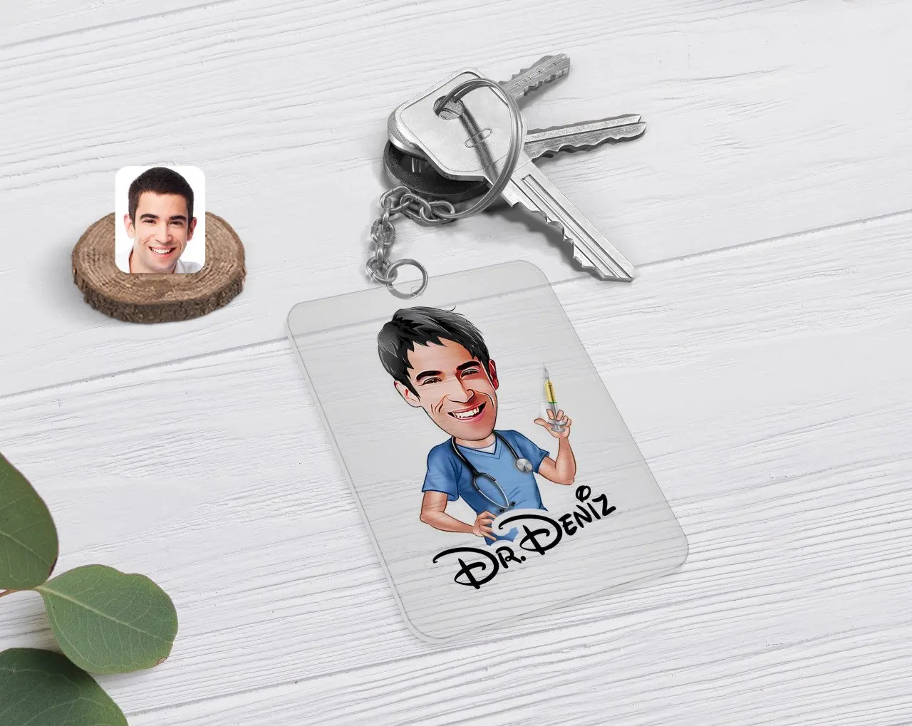 Personalized Men 'S Doctor Caricature Of Transparent Plexiglass Anahtarlık-3
Personalized Men 'S Doctor Caricature Of Transparent Plexiglass Anahtarlık-3