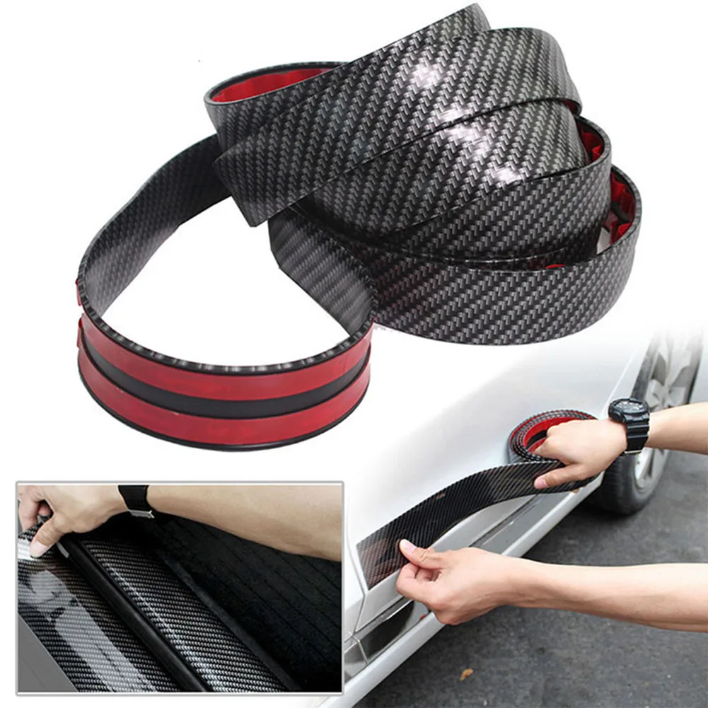 3m Rubber Car Moulding Strip Door Sill Protector Carbon Fiber Look Bumper Guard for Outdoor Parts Personal Car Accessories
3m Rubber Car Moulding Strip Door Sill Protector Carbon Fiber Look Bumper Guard for Outdoor Parts Personal Car Accessories