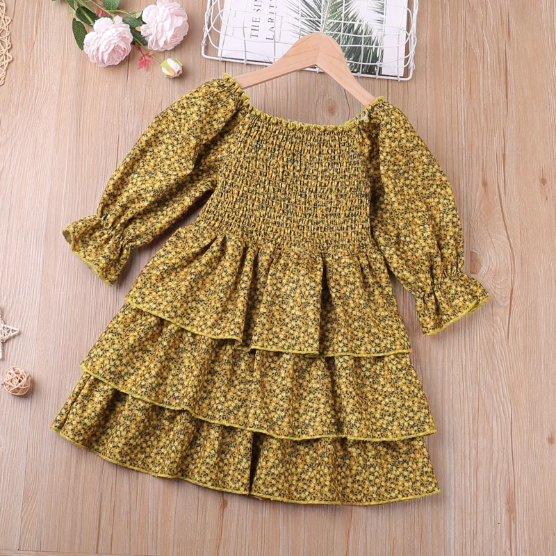 2022 New Spring Floral Dress Multi-Layer Princess Dress Kid Clothes Girl Beautiful Children's Costume For 2-6 Years
2022 New Spring Floral Dress Multi-Layer Princess Dress Kid Clothes Girl Beautiful Children's Costume For 2-6 Years