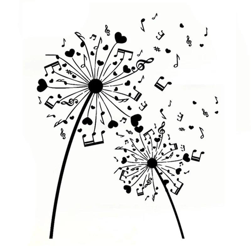 Funny Music Dandelion Silhouette Car Sticker Fashion Body Decoration PVC Waterproof Sunscreen Decal Black/white/red/laser/silver 
Funny Music Dandelion Silhouette Car Sticker Fashion Body Decoration PVC Waterproof Sunscreen Decal Black/white/red/laser/silver