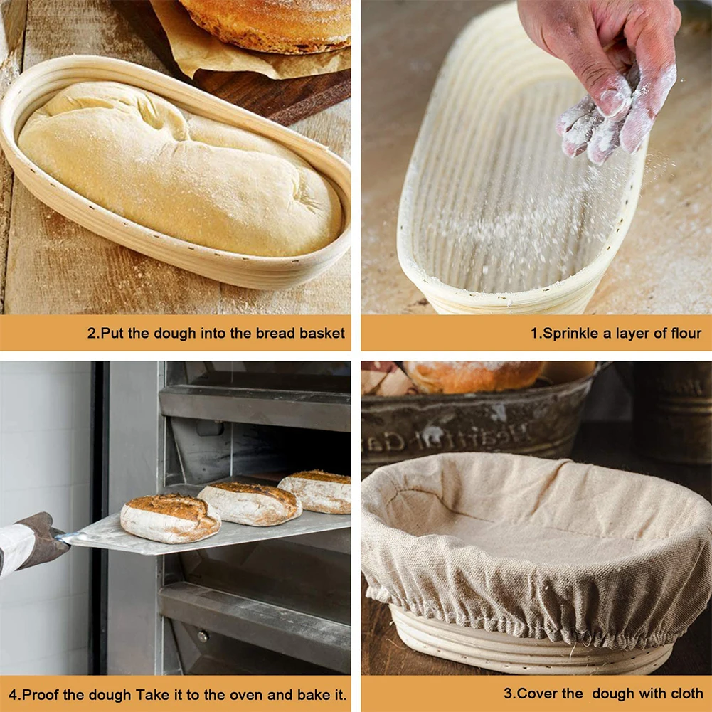 Bread Fermentation Basket Straw Bread Proofing Basket Dough Baguette Banneton Brotform Proofing Proving Baskets Baking Tool
Bread Fermentation Basket Straw Bread Proofing Basket Dough Baguette Banneton Brotform Proofing Proving Baskets Baking Tool