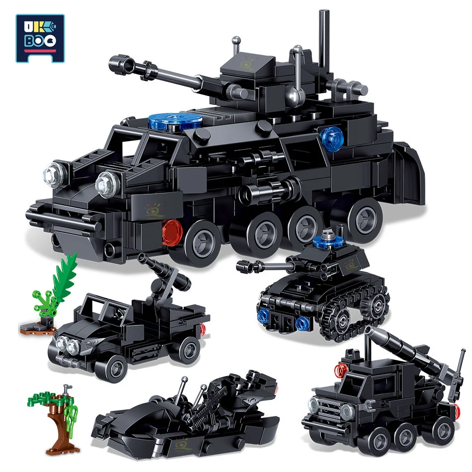 UKBOO 434pcs 4in1 City SWAT Car Policeman Model Building Blocks Police Trucks Figures Bricks Educational Toys For Children
UKBOO 434pcs 4in1 City SWAT Car Policeman Model Building Blocks Police Trucks Figures Bricks Educational Toys For Children