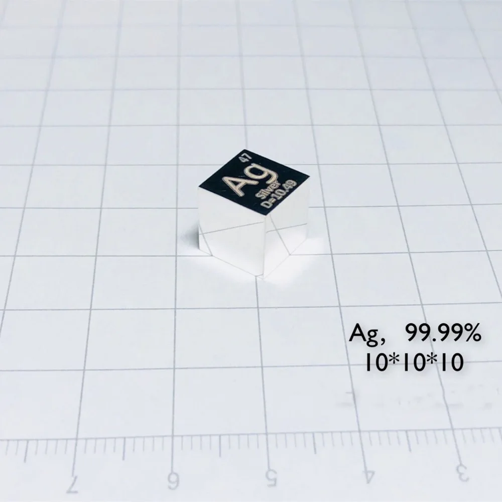 Polished Cube Ag Mirror Shining Metal Element Collection Hobbies Science Experiment 10x10x10mm Density cube
Polished Cube Ag Mirror Shining Metal Element Collection Hobbies Science Experiment 10x10x10mm Density cube