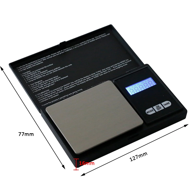 High Precision 0.01g Digital Kitchen Scale Jewelry Gold Balance Weight Gram LCD Pocket Mini Weighting Electronic Scales | Инструменты