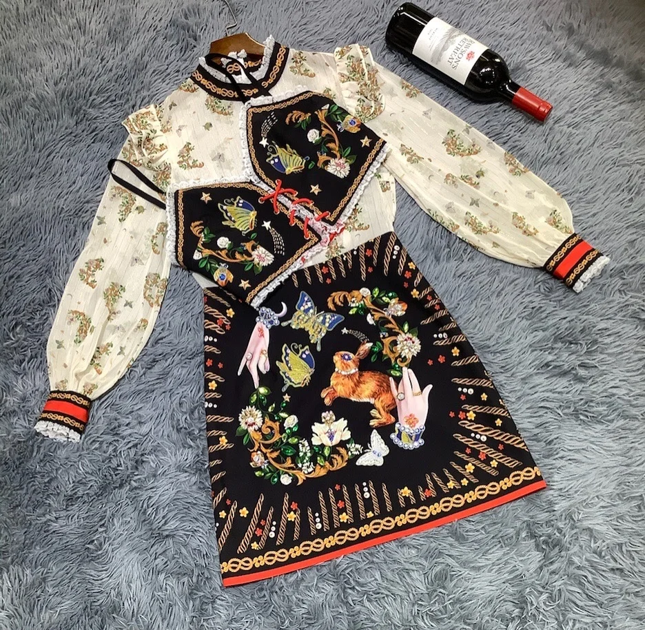 High End Lady Runway Fashion Prom Dress Women Full Sleeve Print Diamond Crystal Mini Holiday Dress
High End Lady Runway Fashion Prom Dress Women Full Sleeve Print Diamond Crystal Mini Holiday Dress