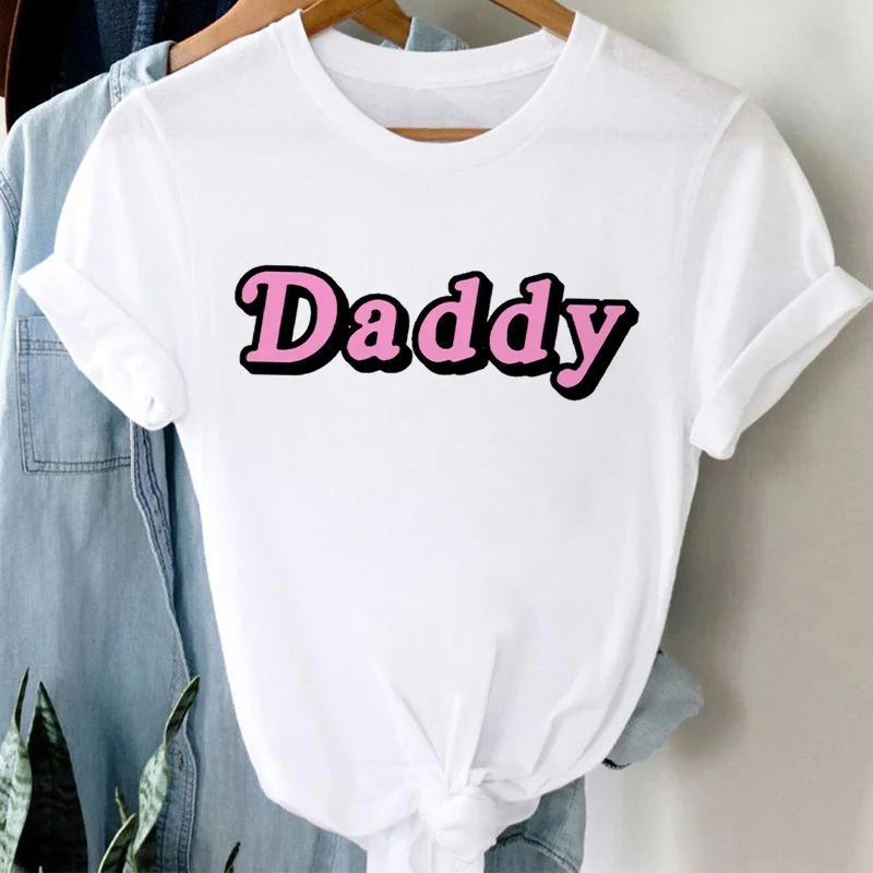 T-shirts For Women Letter Daddy T-shirt Ladies Streetwear Tops Female Summer Short Sleeve t-shirt femme Plus Size 3XL
T-shirts For Women Letter Daddy T-shirt Ladies Streetwear Tops Female Summer Short Sleeve t-shirt femme Plus Size 3XL