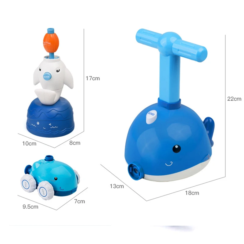 Cartoon Dolphin Power Balloon Launch Tower Toy Puzzle Fun Education Inertia Air Power Balloon Car Toy for Children Gift
Cartoon Dolphin Power Balloon Launch Tower Toy Puzzle Fun Education Inertia Air Power Balloon Car Toy for Children Gift