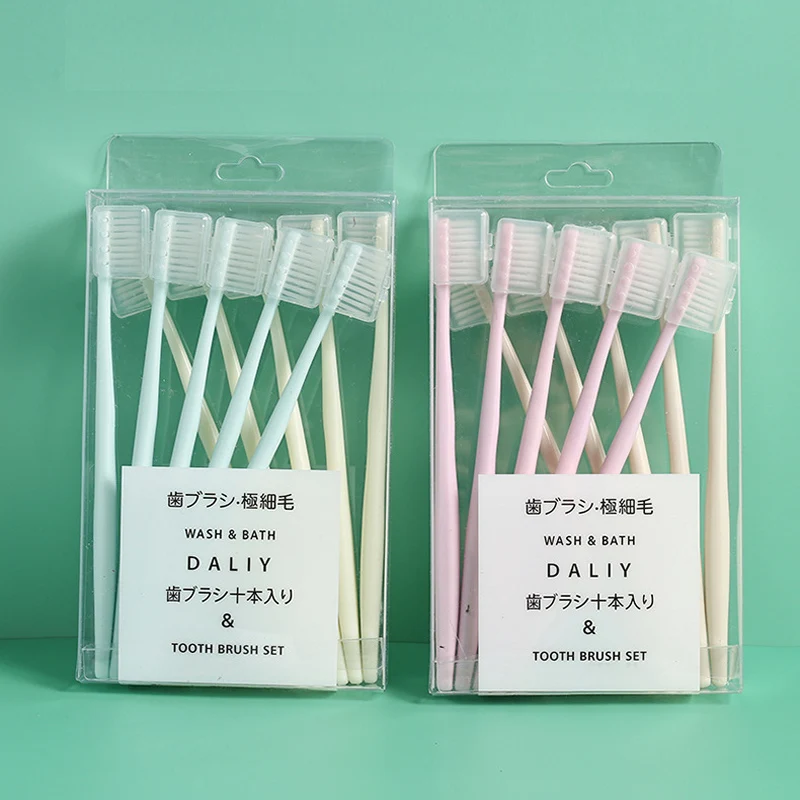 Toothbrush Wholesale Ultra-fine Soft Toothbrush Antibacterial Protect Gum Health Travel Portable Tooth Brush Oral Hygiene Tools
Toothbrush Wholesale Ultra-fine Soft Toothbrush Antibacterial Protect Gum Health Travel Portable Tooth Brush Oral Hygiene Tools