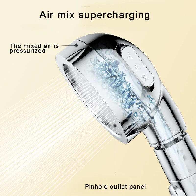 High Pressure Shower Head Powerful Shower Spray Hand Held Showerhead for Home Bathroom QP2
High Pressure Shower Head Powerful Shower Spray Hand Held Showerhead for Home Bathroom QP2