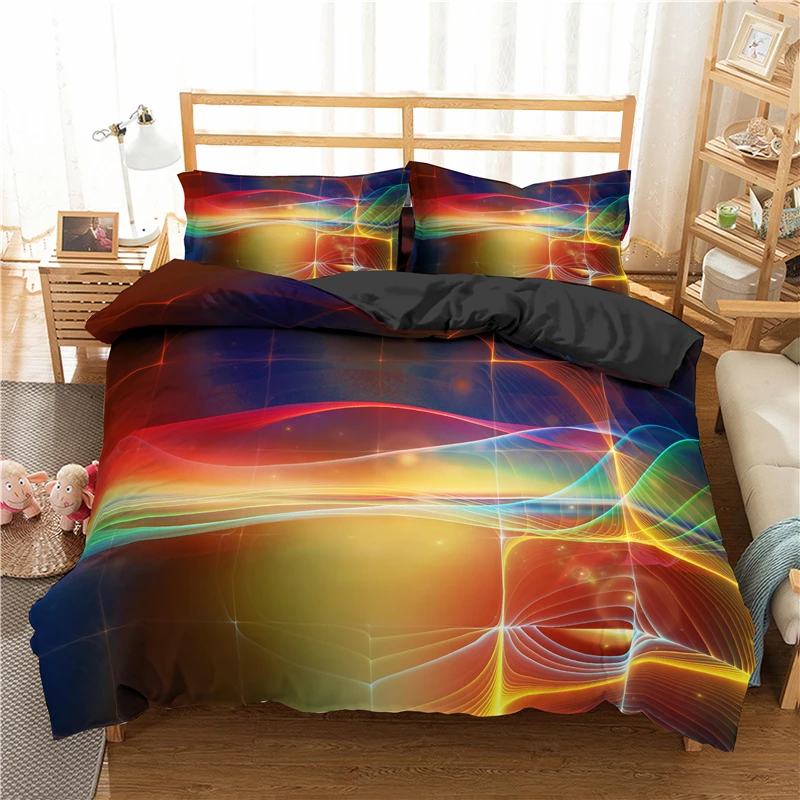 ZEIMON Creative 3D Bedding Set Geometric Duvet Cover Sets Queen King Single Size Plaid Circle Design Polyester Home Decor
ZEIMON Creative 3D Bedding Set Geometric Duvet Cover Sets Queen King Single Size Plaid Circle Design Polyester Home Decor
