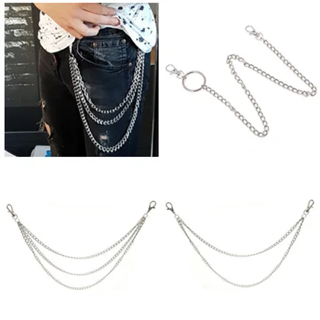 Belt Chain 1Layer/2Layer/3Layer Rock Punk Hook Trousers Pant Waist Link Metal Wallet Chain Fashion Men Jewelry
Belt Chain 1Layer/2Layer/3Layer Rock Punk Hook Trousers Pant Waist Link Metal Wallet Chain Fashion Men Jewelry
