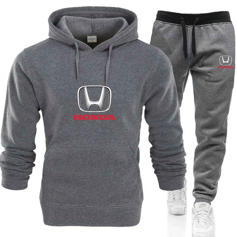 2021 New Men's HONDA Car logo Clothing, Casual Sportswear, Sportswear Hat, Men Casual Pants,Casual Sportswear Suit